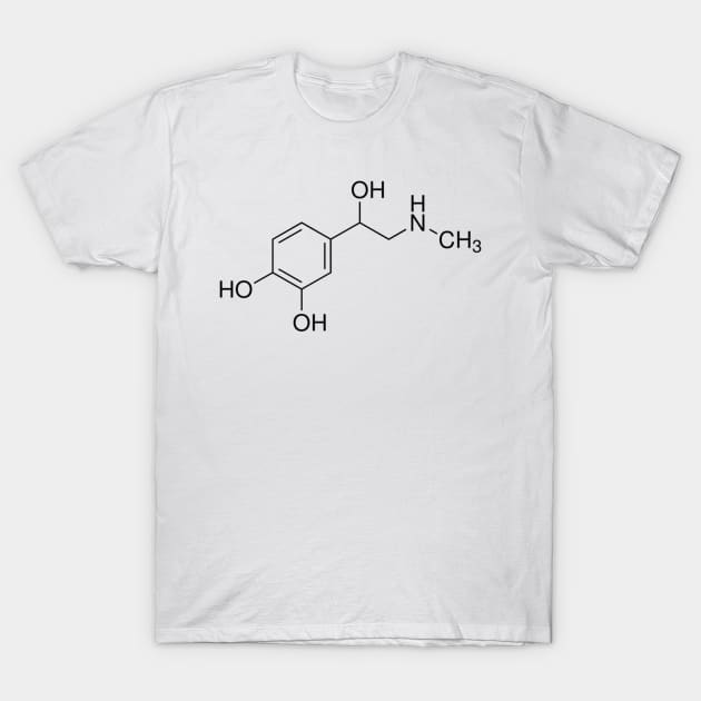 Epinephrine Molecule T-Shirt by annmariestowe